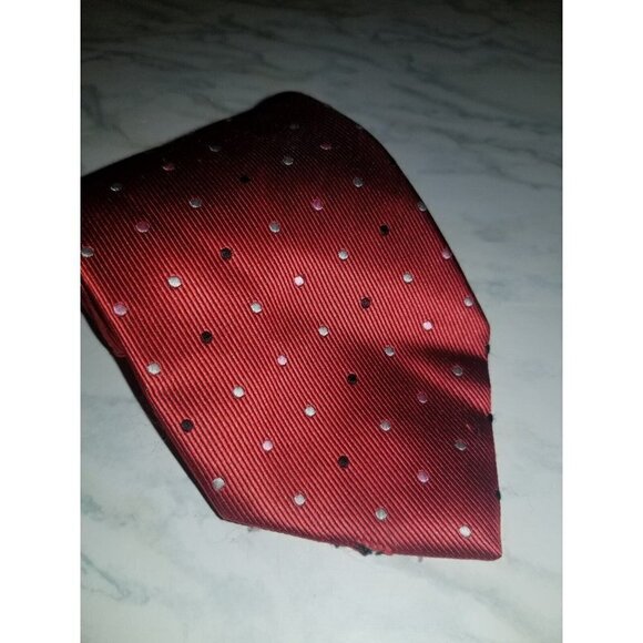 Paul Smith London Red Polkadot Tie - Picture 8 of 12